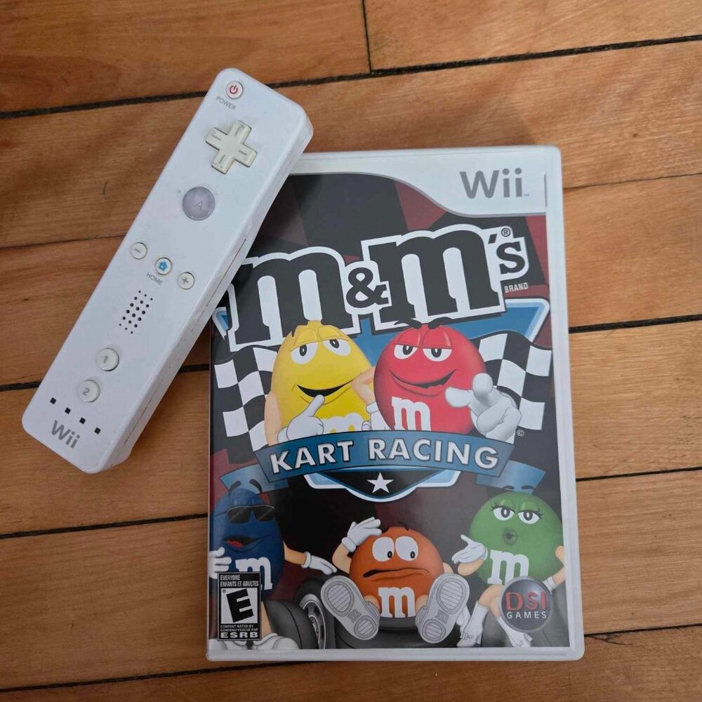 Nintendo Wii M&M's Kart Racing - Complete Disc with Manual